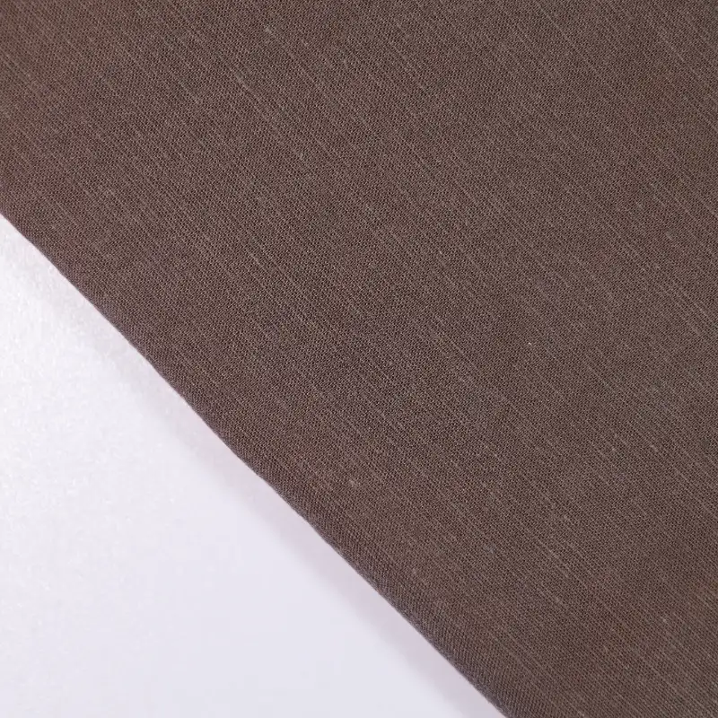 China Fabric for Skirt,Backless Beach Dress Yarn Dyed Check Woven Blended Fabric Tencel Linen red brown color buy from China wholesaler bulk order at wholesale price free worldwide shipping Alibaba