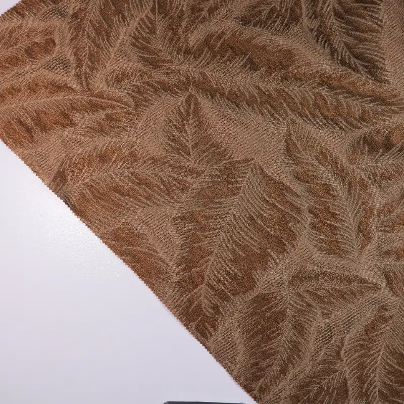 China Fabric for Jackets,Skirt Jacquard Woven Blended Fabric Polyester Rayon Nylon COFFEE color buy from China wholesaler bulk order at wholesale price free worldwide shipping Alibaba