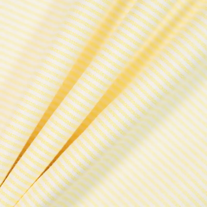 China Fabric for Shirt,Skirt Yarn Dyed Stripe Woven Blended Fabric Cotton Polyester yellow color buy from China wholesaler bulk order at wholesale price free worldwide shipping Alibaba