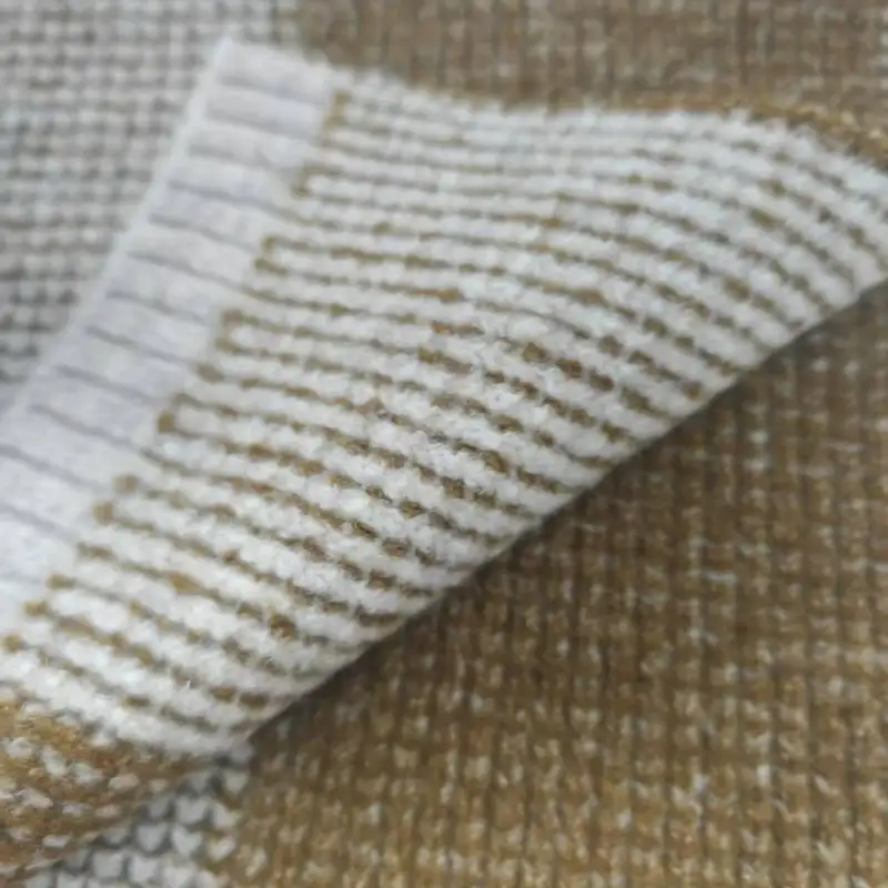 China Yarn for Open Cardigan (Sweater),Full-Zipper Cardigan (Sweater),Half-Zipper Cardigan (Sweater) Mossy Yarn Fancy Yarn Acrylic Recycled Polyester Wool Spandex brown color buy from China wholesaler bulk order at wholesale price free worldwide shipping Alibaba