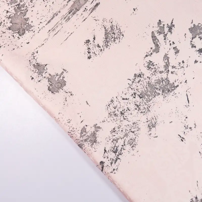 China Fabric for Skirt,Backless Beach Dress,Strap Midi Dress Jacquard Woven Blended Fabric Polyester PINK color buy from China wholesaler bulk order at wholesale price free worldwide shipping Alibaba