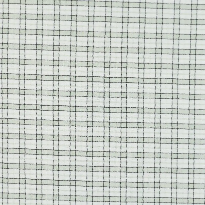 China Fabric for Shirt,Skirt,Backless Beach Dress Yarn Dyed Check Woven Blended Fabric Polyester Lyocell Cotton Spandex green color buy from China wholesaler bulk order at wholesale price free worldwide shipping Alibaba