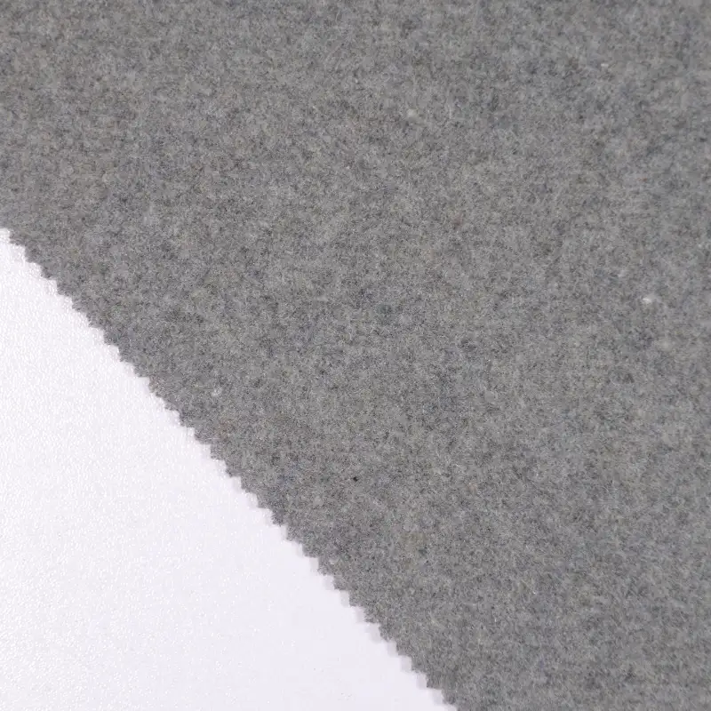 China Fabric for Overcoat Woolen Cut Velvet Woolen Polyester Acrylic Other grey color buy from China wholesaler bulk order at wholesale price free worldwide shipping Alibaba