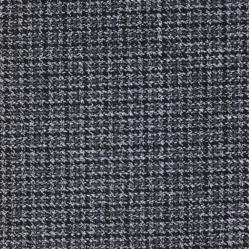 China Fabric for Shirt,Skirt Yarn Dyed Check Woven Blended Fabric Polyester Spandex BLACK color buy from China wholesaler bulk order at wholesale price free worldwide shipping Alibaba