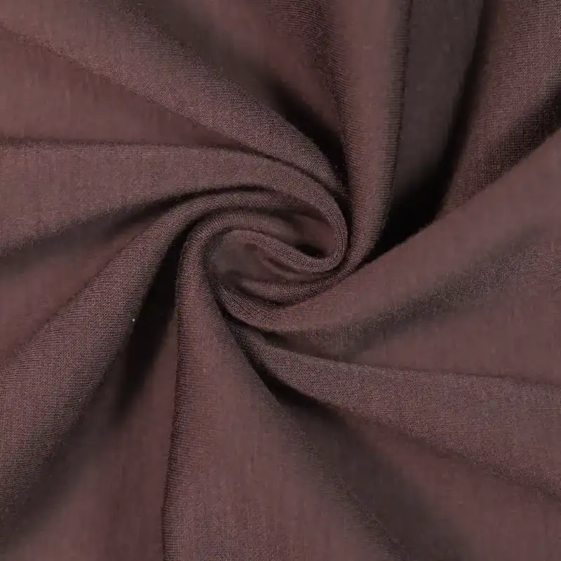 China Fabric for Skirt,Hoodie,Baby Lantern Camisole Top,Womens Drawstring Lantern Pants Scuba Knit Fabric Polyester Modal Spandex brown color buy from China wholesaler bulk order at wholesale price free worldwide shipping Alibaba
