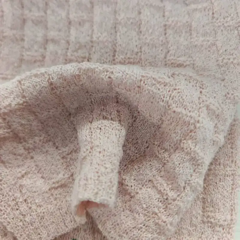 China Yarn for T-shirt (Sweater),Polo T-shirt (Sweater),Hoodie  (Sweater),Dresses (Cardigan Open) (Sweater) Boucle Yarn Fancy Yarn Polyester pink color buy from China wholesaler bulk order at wholesale price free worldwide shipping Alibaba