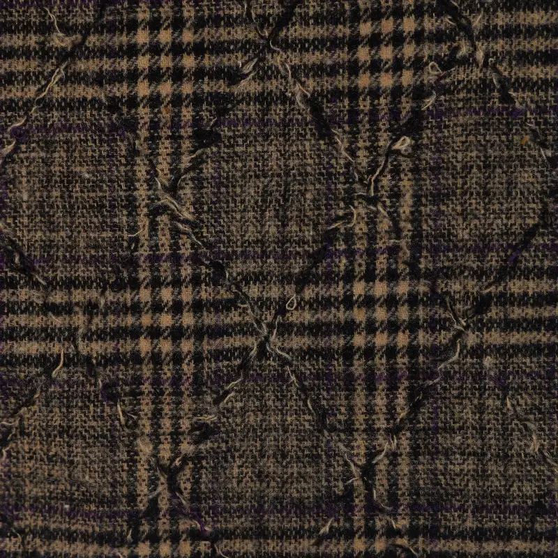 China Fabric for Trench Coat,Overcoat Woolen Tweed Woolen Polyester brown color buy from China wholesaler bulk order at wholesale price free worldwide shipping Alibaba