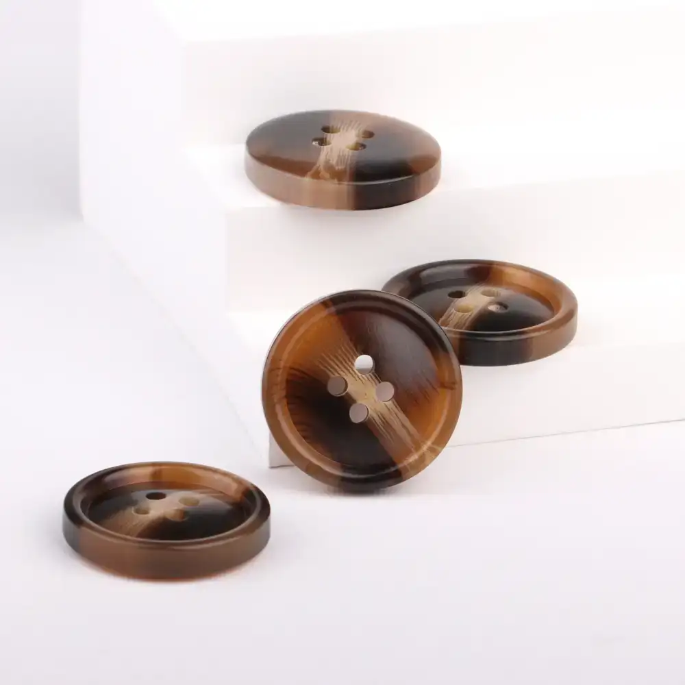 Brown 4 holes Resin Button for Overcoat buy garments accessories in bulk from China wholesaler at wholesale price free worldwide shipping Alibaba