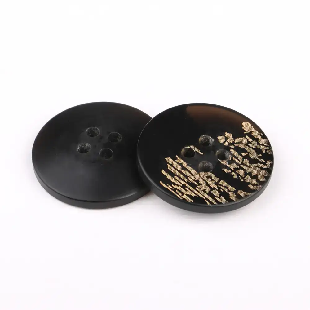 Black 4 holes Resin Button for Overcoat buy garments accessories in bulk from China wholesaler at wholesale price free worldwide shipping Alibaba