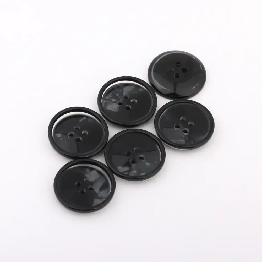 Black 4 holes Resin Button for Overcoat buy garments accessories in bulk from China wholesaler at wholesale price free worldwide shipping Alibaba