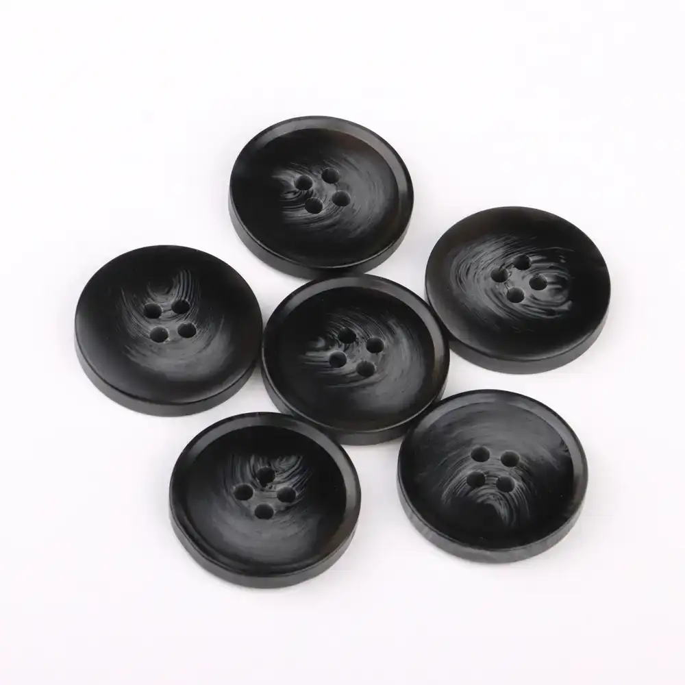 Black 4 holes Resin Button for Overcoat buy garments accessories in bulk from China wholesaler at wholesale price free worldwide shipping Alibaba