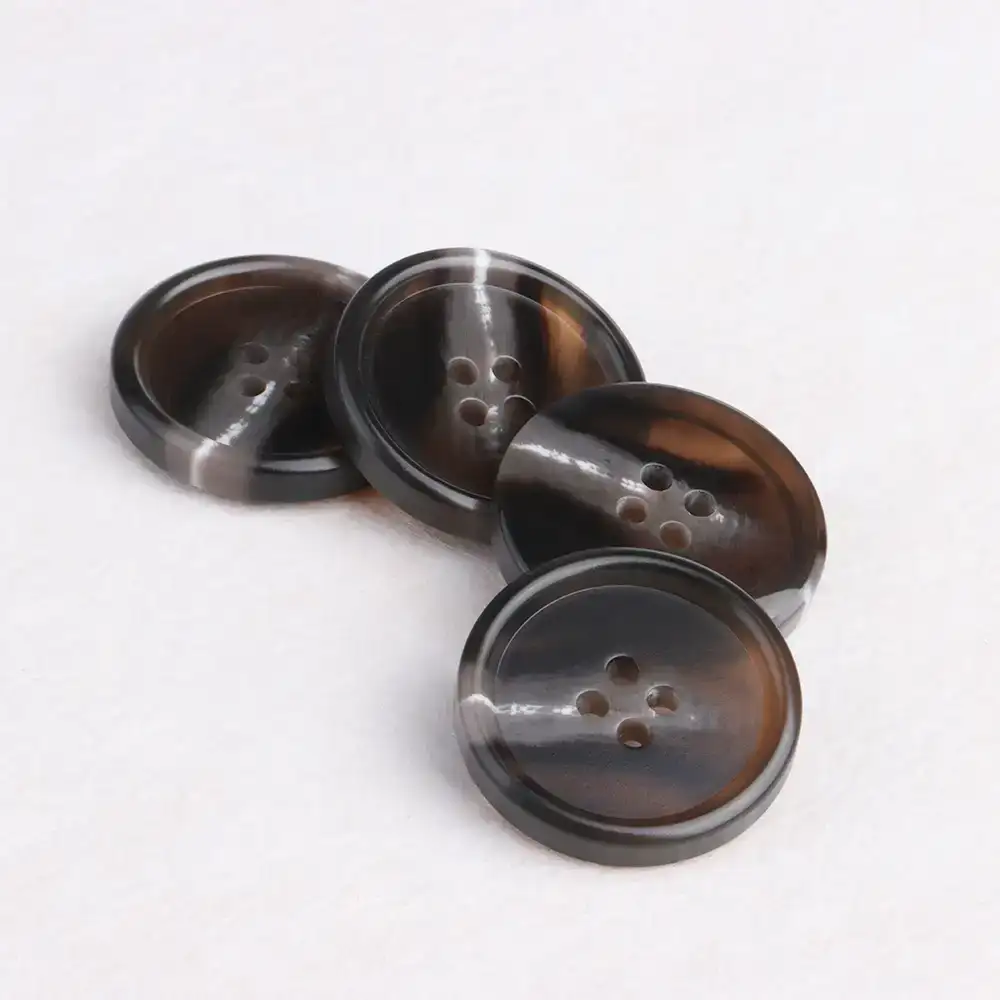 Brown 4 holes Resin Button for Overcoat buy garments accessories in bulk from China wholesaler at wholesale price free worldwide shipping Alibaba