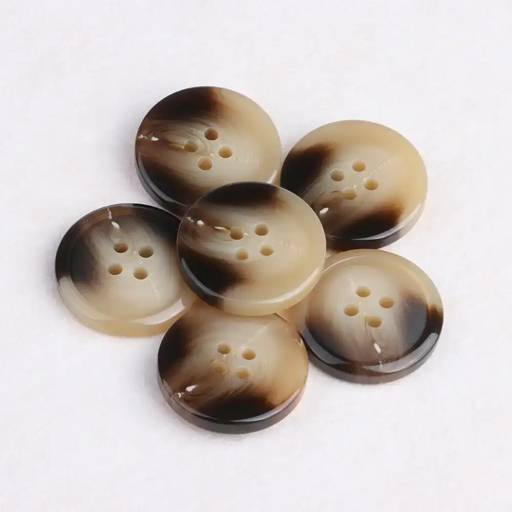 Brown 4 holes Resin Button for Overcoat buy garments accessories in bulk from China wholesaler at wholesale price free worldwide shipping Alibaba