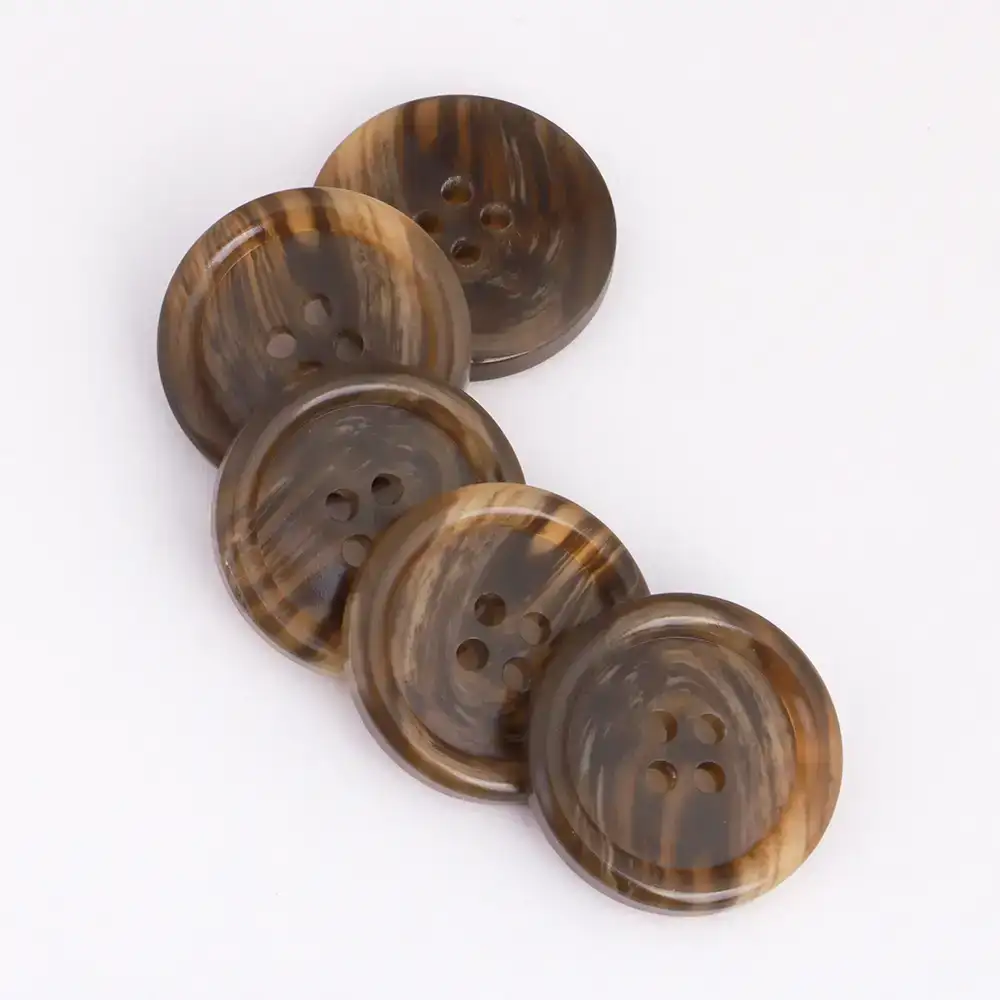 Brown 4 holes Resin Button for Overcoat buy garments accessories in bulk from China wholesaler at wholesale price free worldwide shipping Alibaba