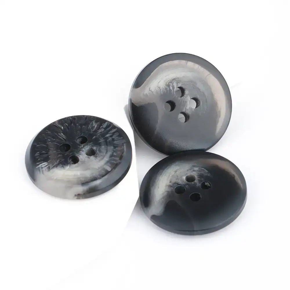 Black 4 holes Resin Button for Overcoat buy garments accessories in bulk from China wholesaler at wholesale price free worldwide shipping Alibaba
