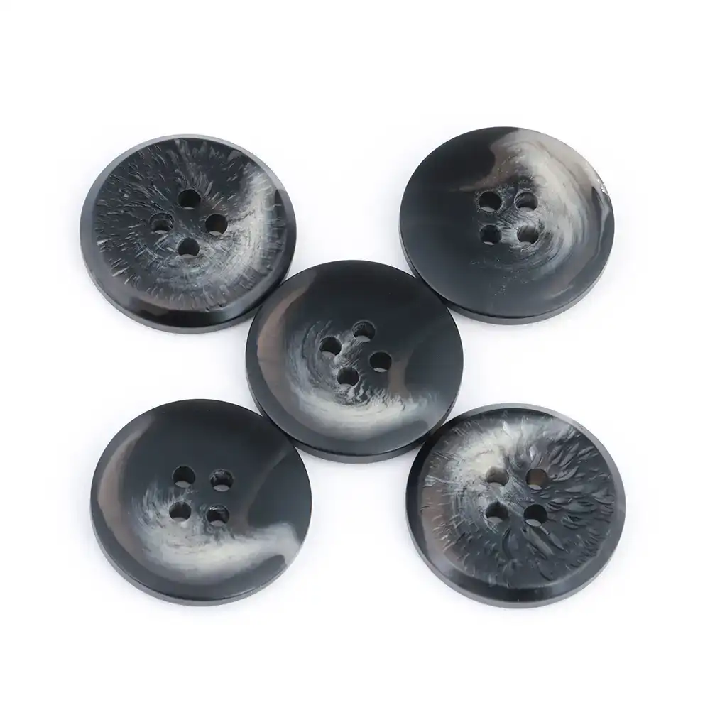 Black 4 holes Resin Button for Overcoat buy garments accessories in bulk from China wholesaler at wholesale price free worldwide shipping Alibaba
