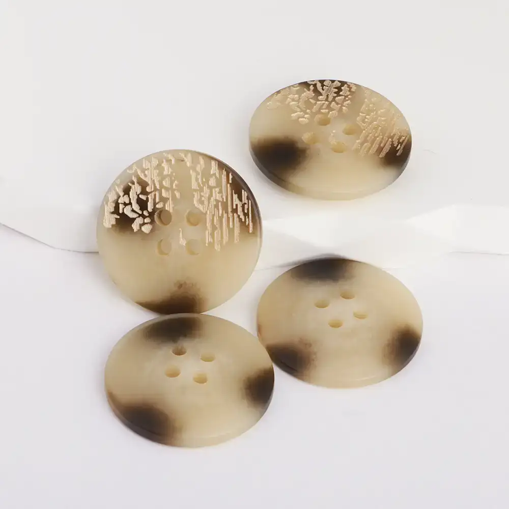Brown 4 holes Resin Button for Overcoat buy garments accessories in bulk from China wholesaler at wholesale price free worldwide shipping Alibaba
