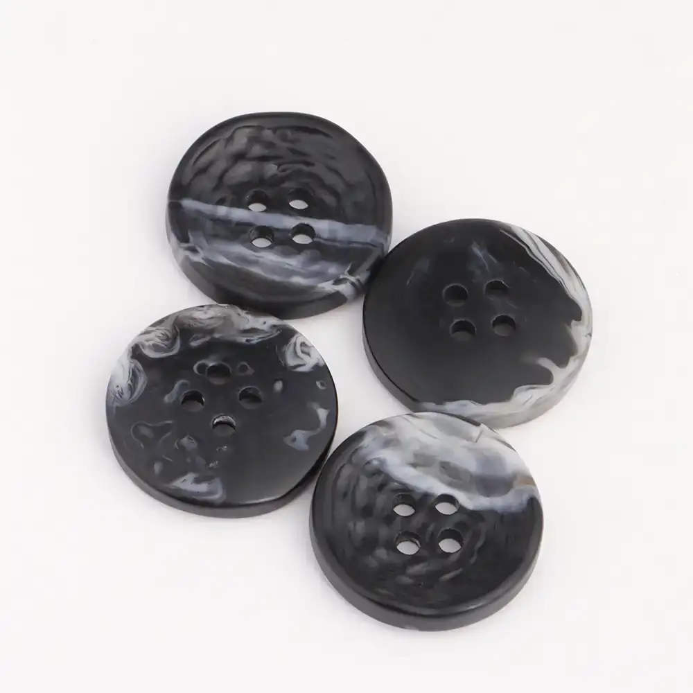 Black 4 holes Resin Button for Overcoat buy garments accessories in bulk from China wholesaler at wholesale price free worldwide shipping Alibaba