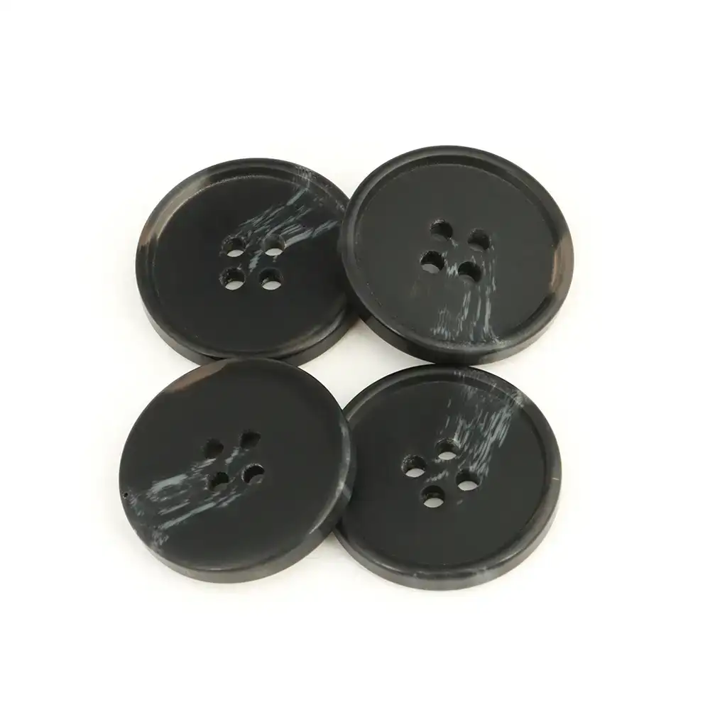 Black 4 holes Resin Button for Overcoat buy garments accessories in bulk from China wholesaler at wholesale price free worldwide shipping Alibaba