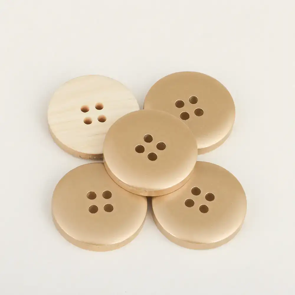 Cream 4 holes Resin Button for Overcoat buy garments accessories in bulk from China wholesaler at wholesale price free worldwide shipping Alibaba