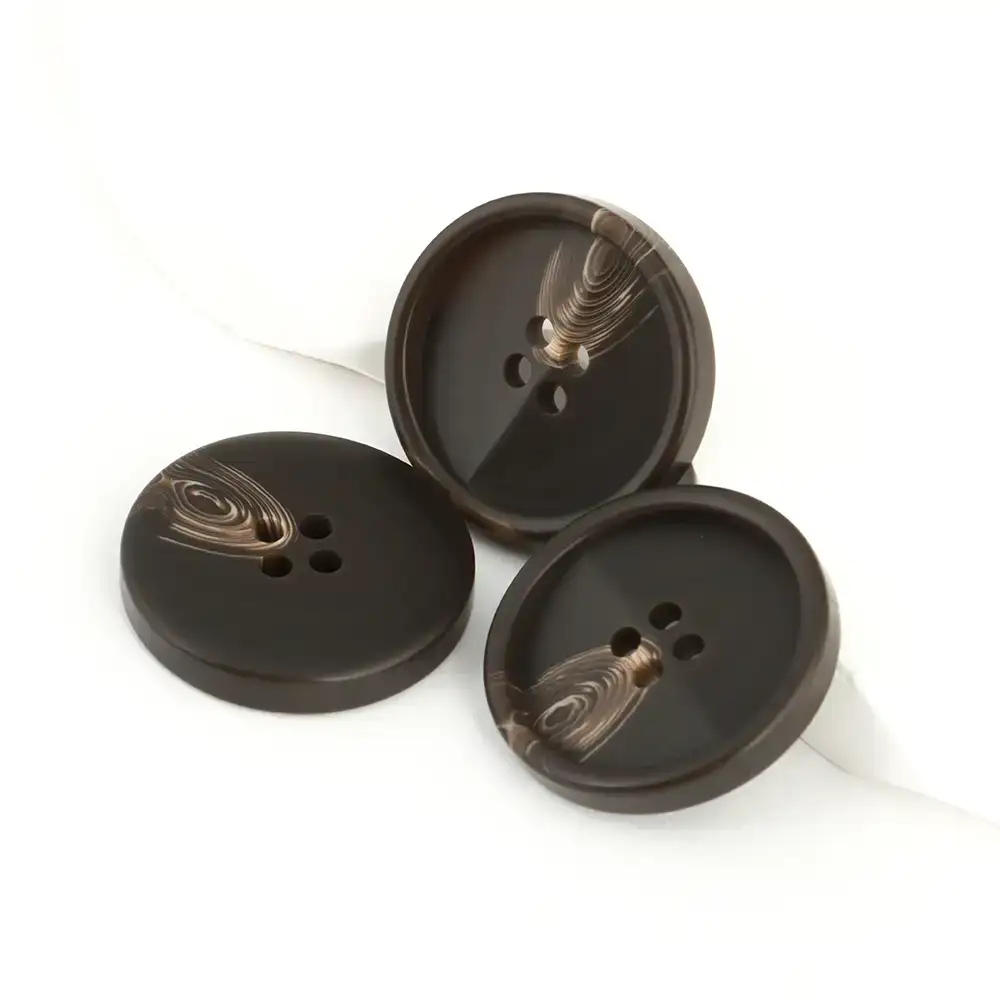 Brown 4 holes Resin Button for Overcoat buy garments accessories in bulk from China wholesaler at wholesale price free worldwide shipping Alibaba