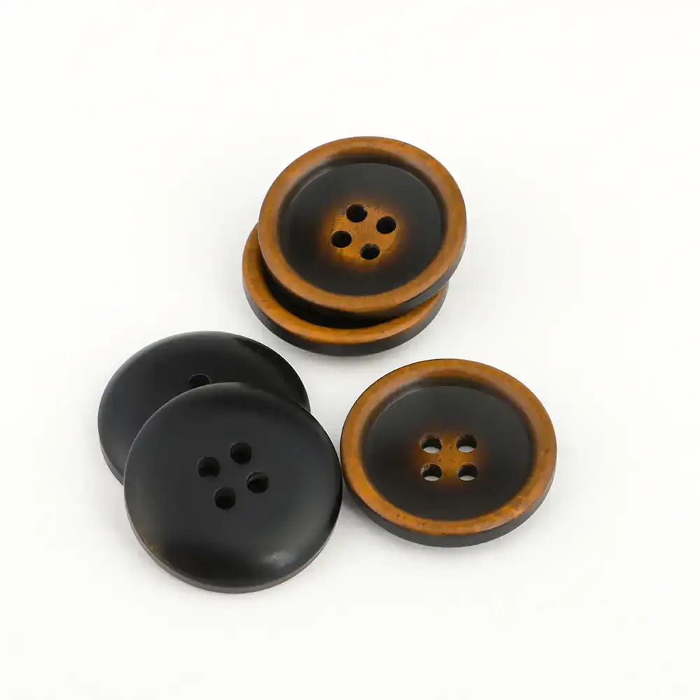 Brown 4 holes Resin Button for Overcoat buy garments accessories in bulk from China wholesaler at wholesale price free worldwide shipping Alibaba