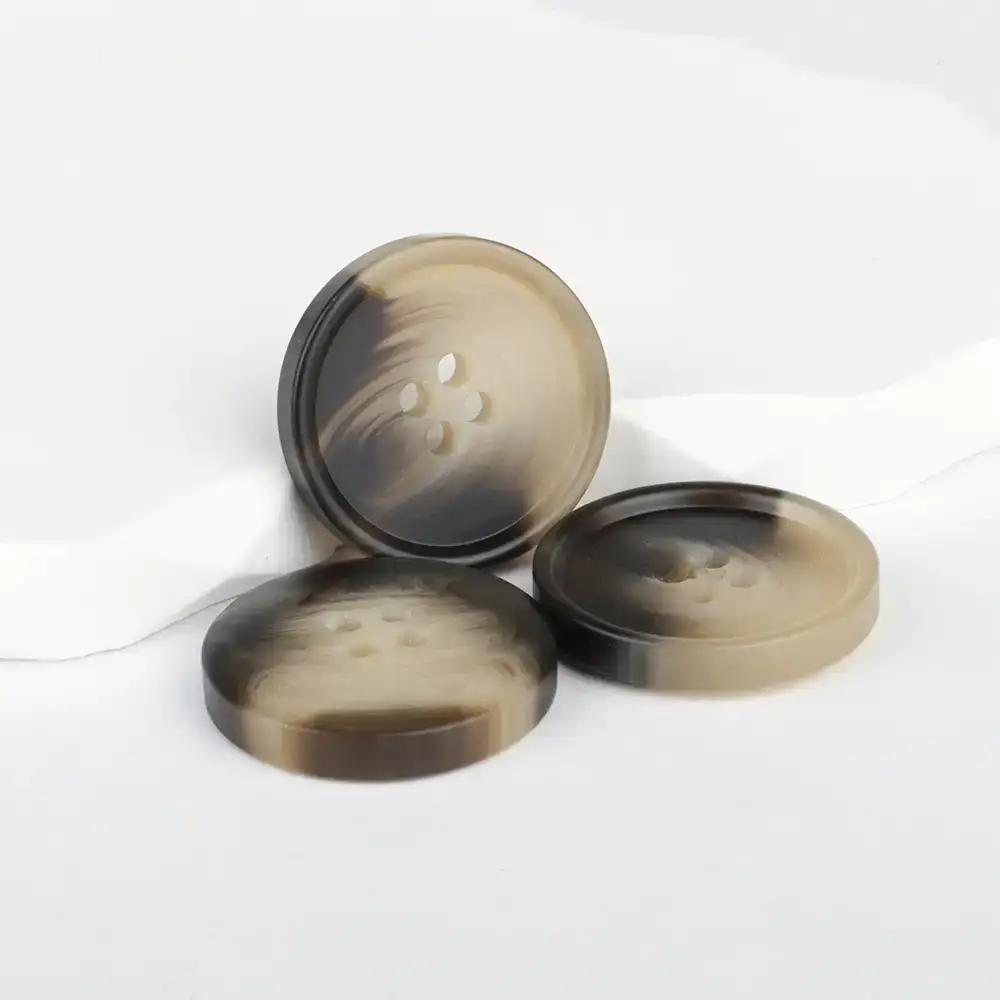 Brown 4 holes Resin Button for Overcoat buy garments accessories in bulk from China wholesaler at wholesale price free worldwide shipping Alibaba