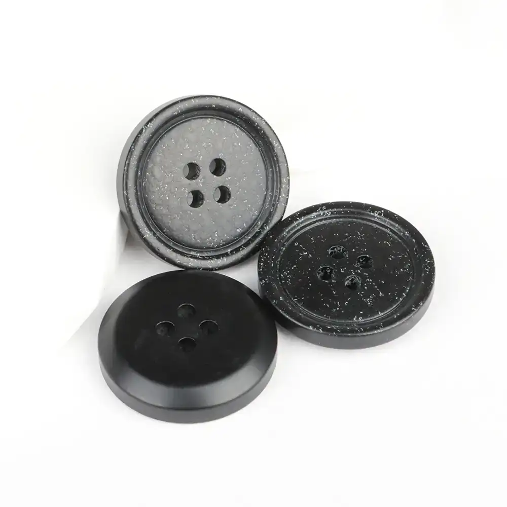 Black 4 holes Resin Button for Overcoat buy garments accessories in bulk from China wholesaler at wholesale price free worldwide shipping Alibaba