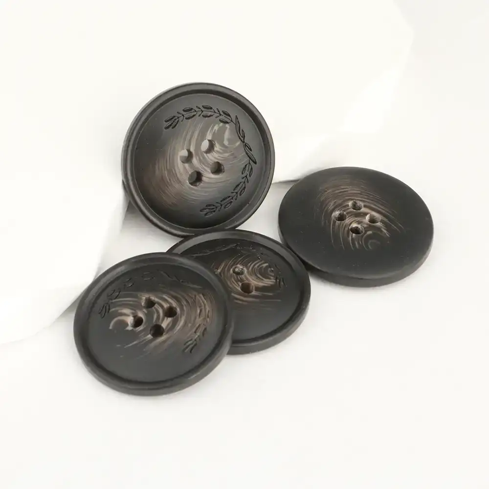Brown 4 holes Resin Button for Overcoat buy garments accessories in bulk from China wholesaler at wholesale price free worldwide shipping Alibaba