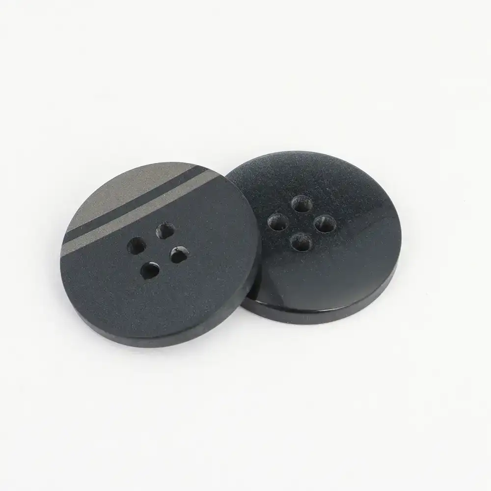 Black 4 holes Resin Button for Overcoat buy garments accessories in bulk from China wholesaler at wholesale price free worldwide shipping Alibaba