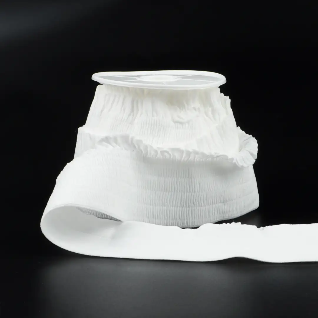 White  Nylon Elastic / Tape for Skirt buy garments accessories in bulk from China wholesaler at wholesale price free worldwide shipping Alibaba