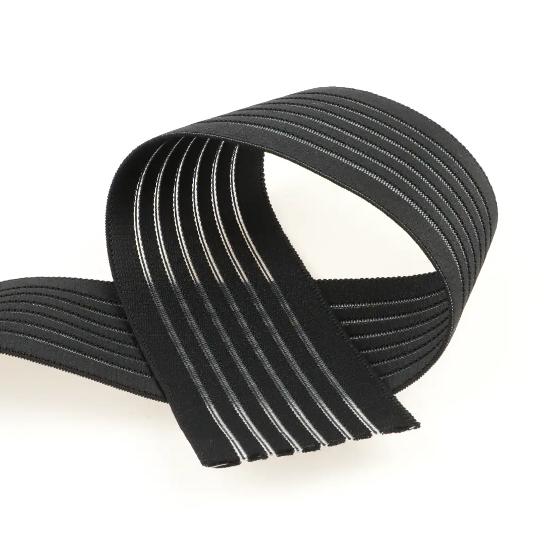 Black  Polyester Elastic / Tape for Skirt buy garments accessories in bulk from China wholesaler at wholesale price free worldwide shipping Alibaba