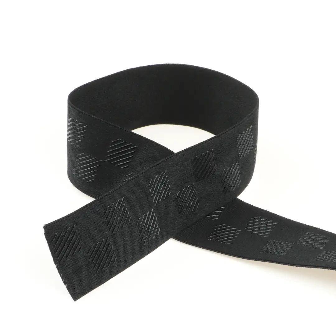 Black  Polyester Elastic / Tape for Skirt buy garments accessories in bulk from China wholesaler at wholesale price free worldwide shipping Alibaba
