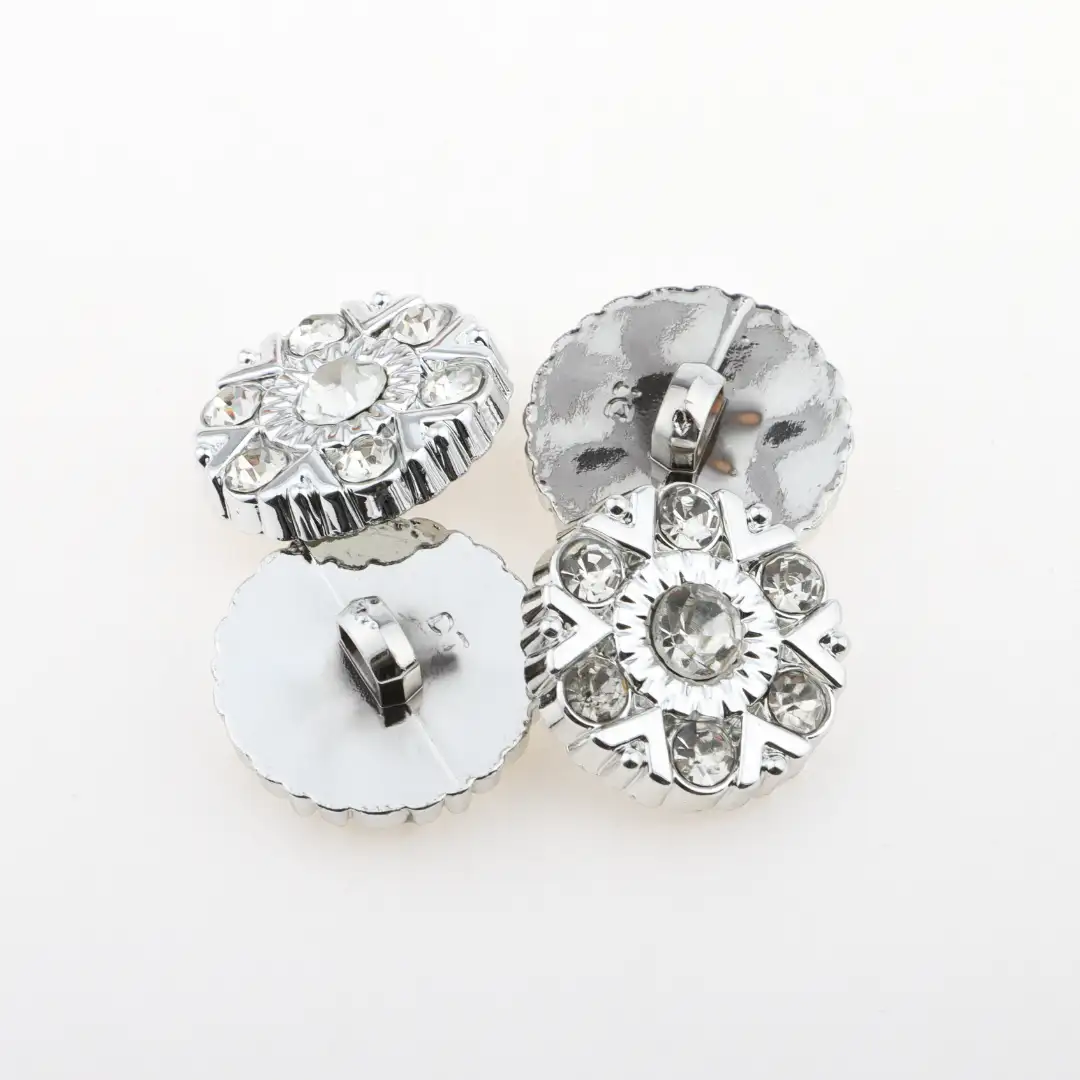 Sliver 1 holes Plastic Button for Overcoat buy garments accessories in bulk from China wholesaler at wholesale price free worldwide shipping Alibaba