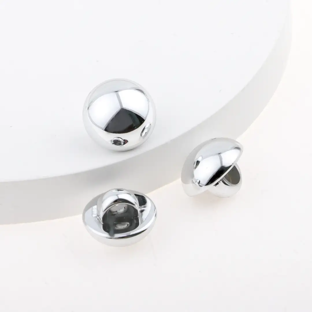 Silver 1 holes Plastic Button for Polo Shirt buy garments accessories in bulk from China wholesaler at wholesale price free worldwide shipping Alibaba