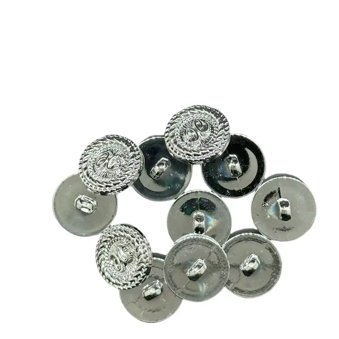 Silver 1 holes Plastic Button for Shirt,Pants,Denim Jacket,Suit Trouser buy garments accessories in bulk from China wholesaler at wholesale price free worldwide shipping Alibaba