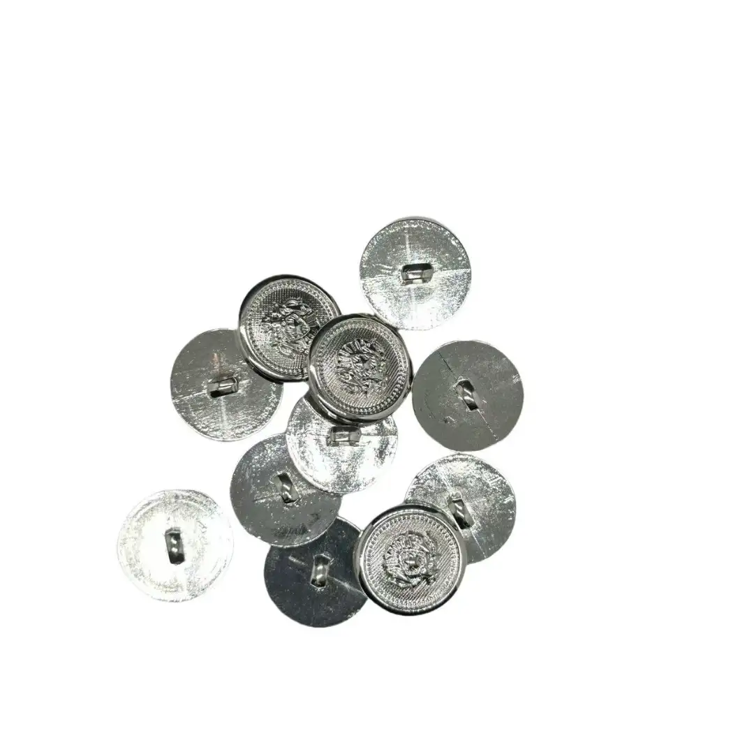 Silver 1 holes Plastic Button for Shirt,Pants,Denim Jacket buy garments accessories in bulk from China wholesaler at wholesale price free worldwide shipping Alibaba
