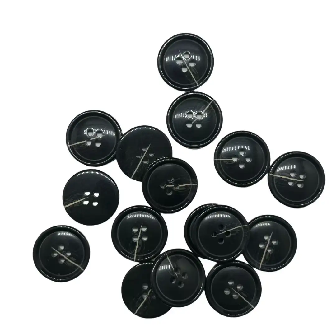 Black 4 holes Resin Button for Shirt,Pants,Denim Jacket,Suit Trouser buy garments accessories in bulk from China wholesaler at wholesale price free worldwide shipping Alibaba