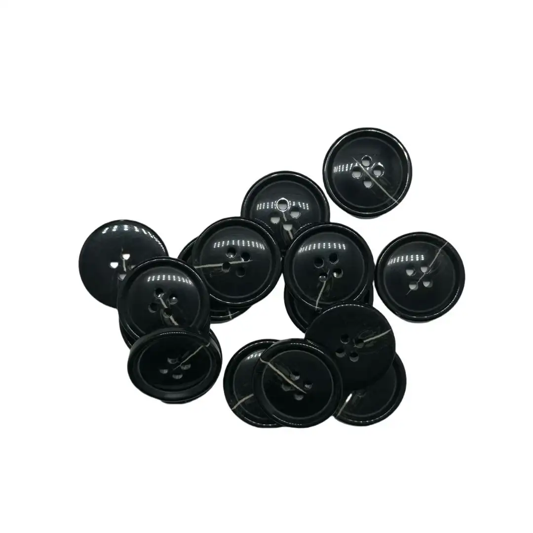 Black 4 holes Resin Button for Shirt,Pants,Denim Jacket,Suit Trouser buy garments accessories in bulk from China wholesaler at wholesale price free worldwide shipping Alibaba
