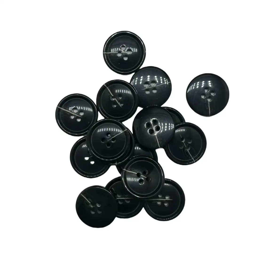 Black 4 holes Resin Button for Shirt,Pants,Denim Jacket,Suit Trouser buy garments accessories in bulk from China wholesaler at wholesale price free worldwide shipping Alibaba
