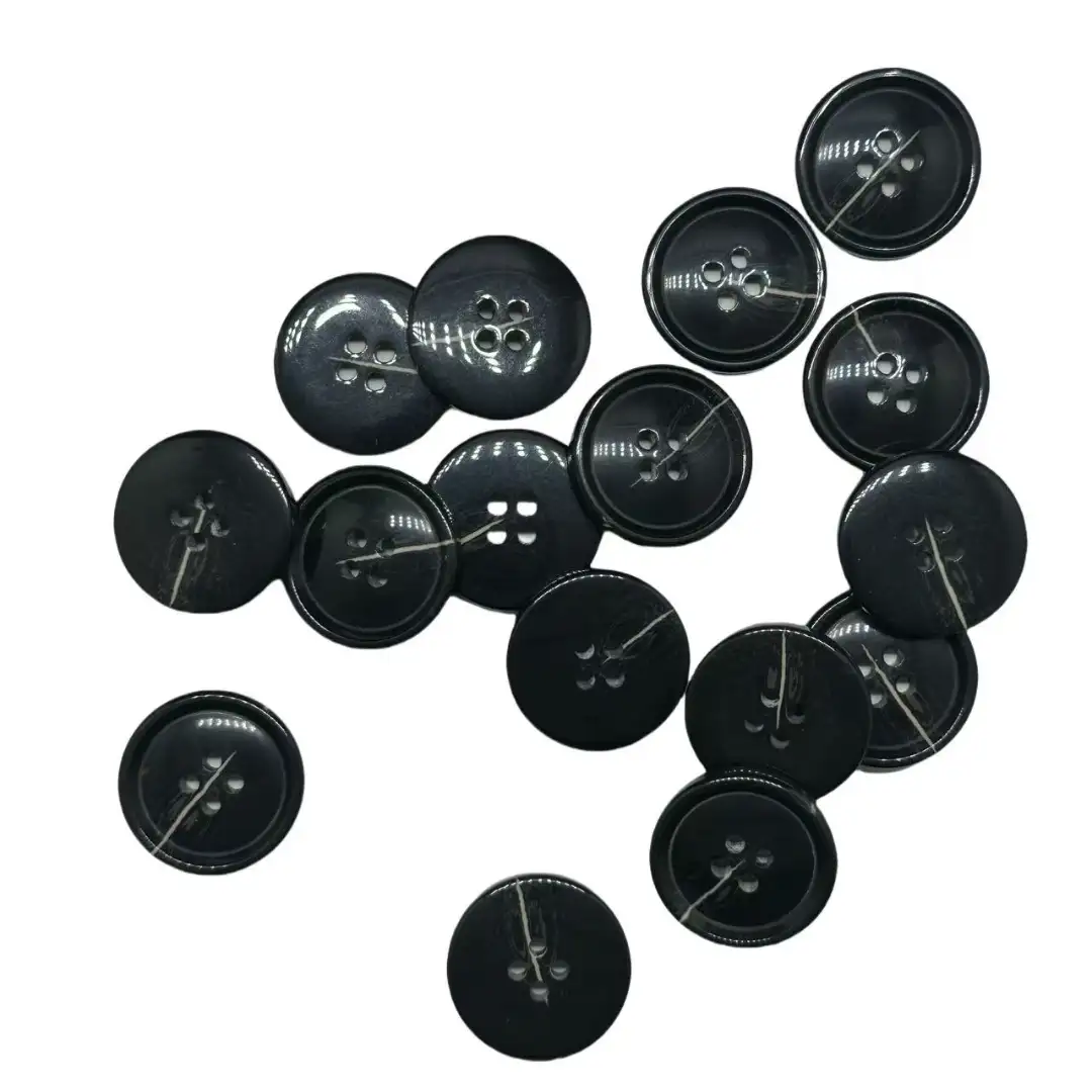 Black 4 holes Resin Button for Shirt,Pants,Denim Jacket,Suit Trouser buy garments accessories in bulk from China wholesaler at wholesale price free worldwide shipping Alibaba