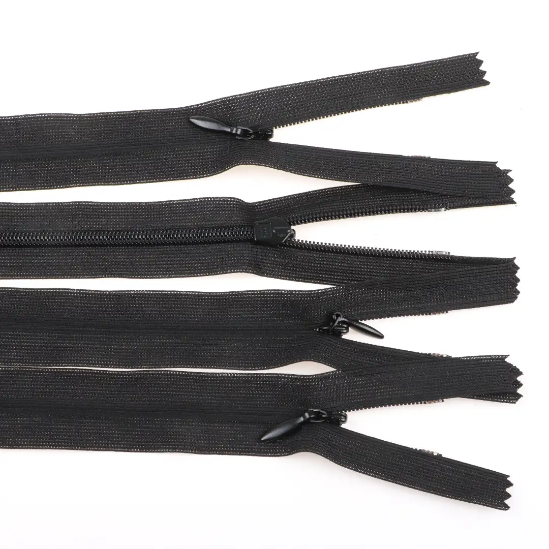 Black Close Invisible Zippers Zipper for Yoga Clothes,Uniform buy garments accessories in bulk from China wholesaler at wholesale price free worldwide shipping Alibaba