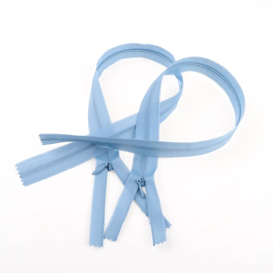 Blue Close Invisible Zippers Zipper for Yoga Clothes,Uniform buy garments accessories in bulk from China wholesaler at wholesale price free worldwide shipping Alibaba