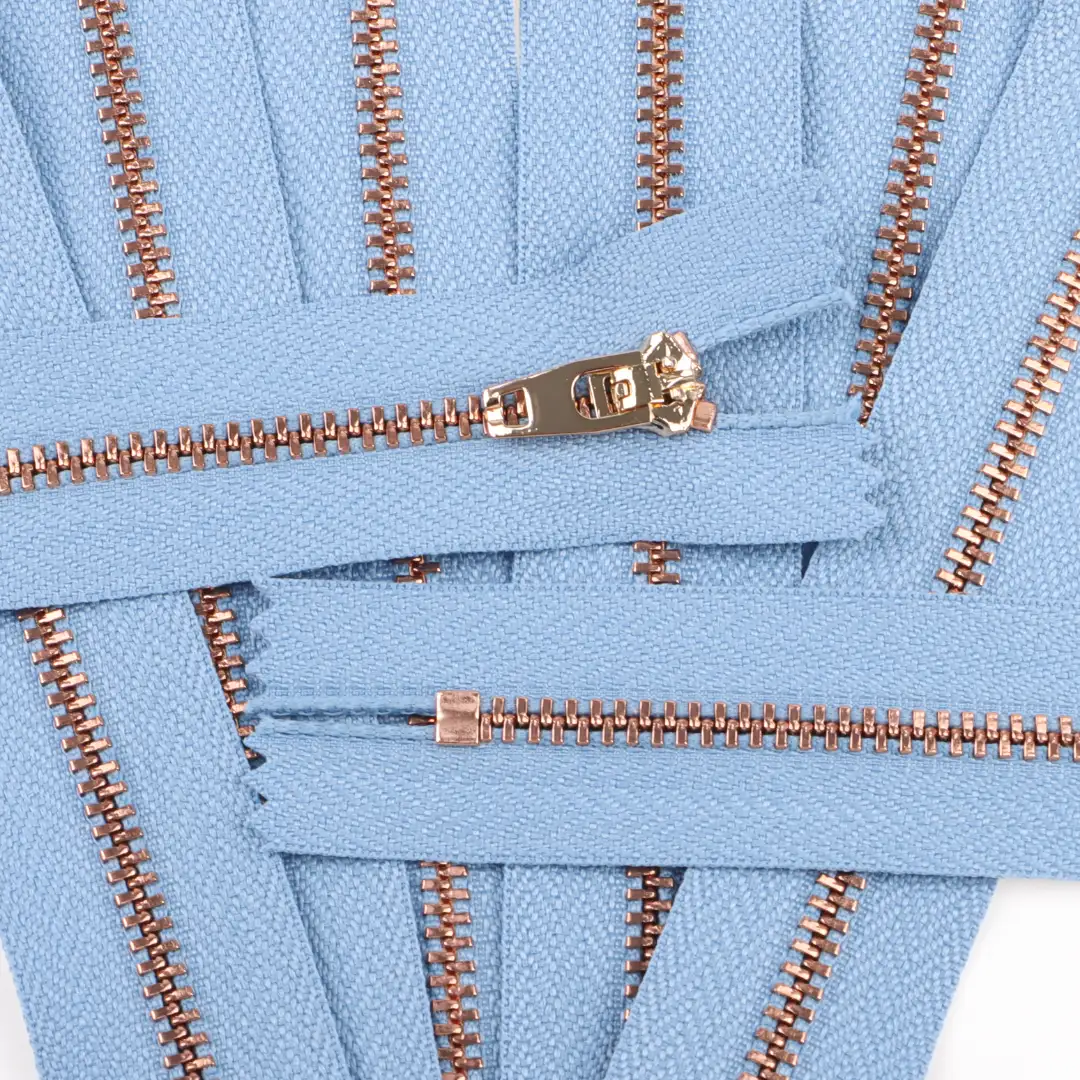 Blue Close Metal Zippers Zipper for Pants buy garments accessories in bulk from China wholesaler at wholesale price free worldwide shipping Alibaba