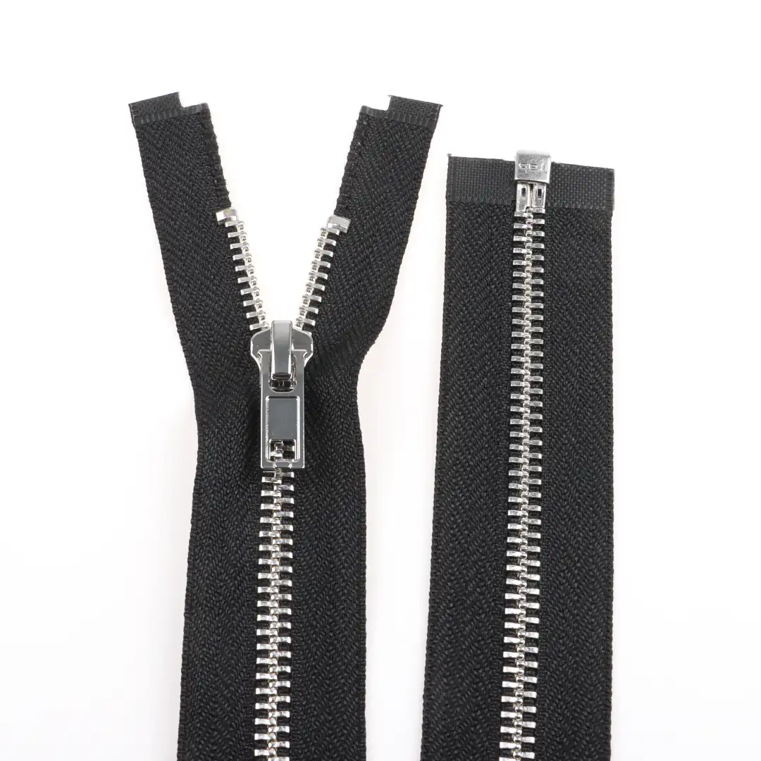 Black Open Metal Zippers Zipper for Pants buy garments accessories in bulk from China wholesaler at wholesale price free worldwide shipping Alibaba