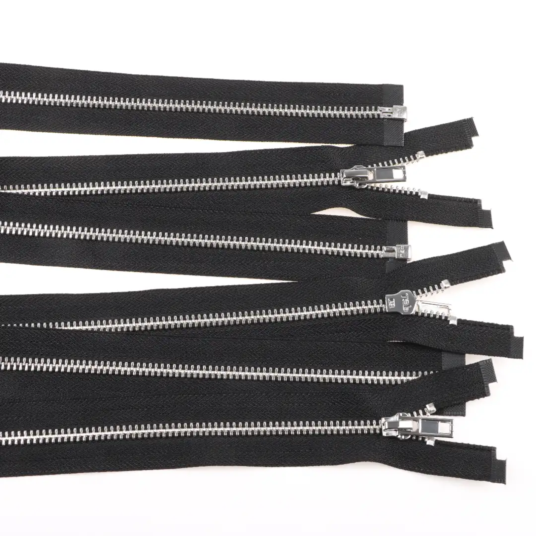 Black Open Metal Zippers Zipper for Pants buy garments accessories in bulk from China wholesaler at wholesale price free worldwide shipping Alibaba