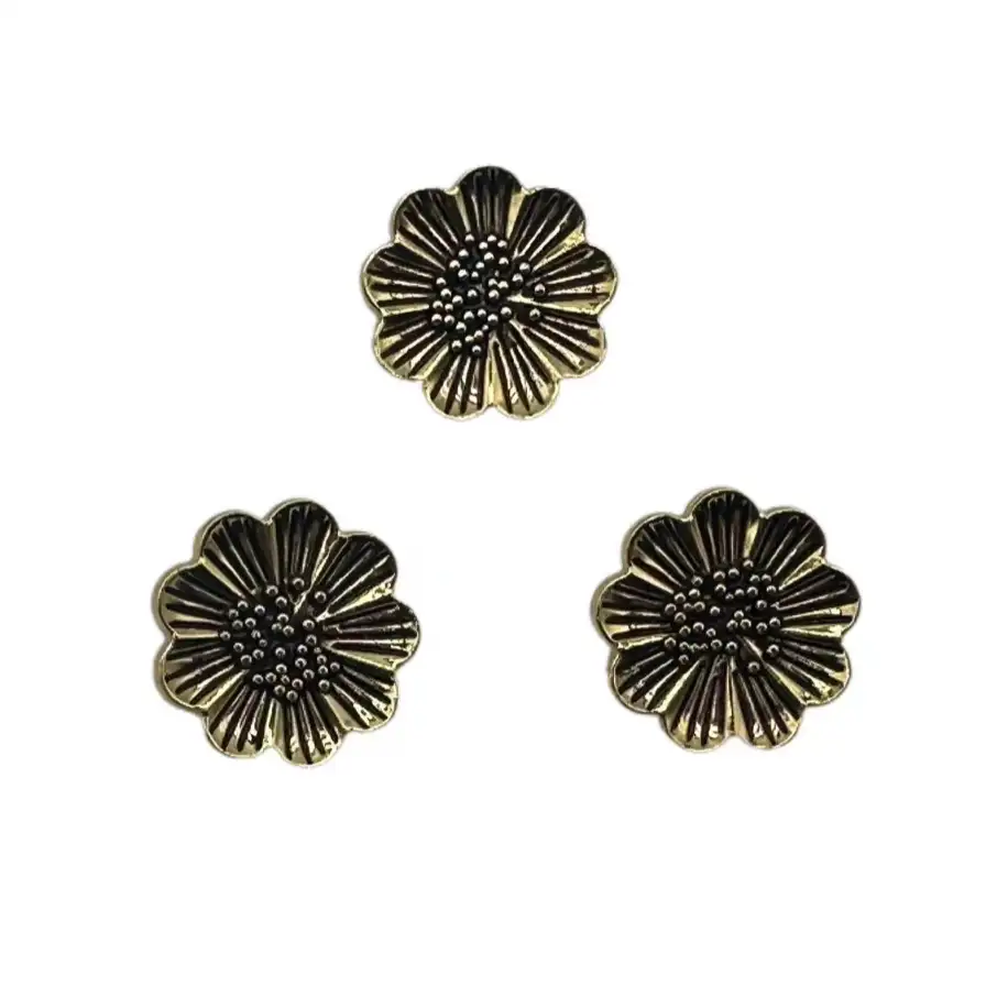 Gold 1 holes Metal Button for Jackets buy garments accessories in bulk from China wholesaler at wholesale price free worldwide shipping Alibaba