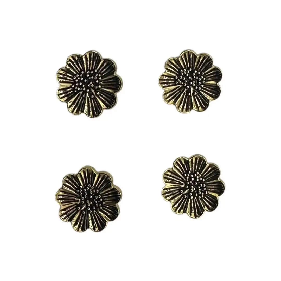 Gold 1 holes Metal Button for Jackets buy garments accessories in bulk from China wholesaler at wholesale price free worldwide shipping Alibaba