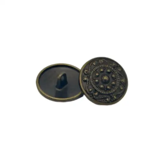Gold 1 holes Metal Button for Jackets buy garments accessories in bulk from China wholesaler at wholesale price free worldwide shipping Alibaba