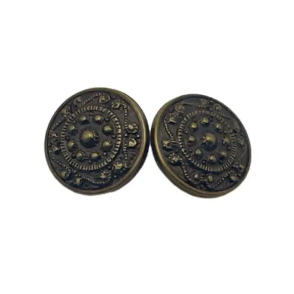 Gold 1 holes Metal Button for Jackets buy garments accessories in bulk from China wholesaler at wholesale price free worldwide shipping Alibaba